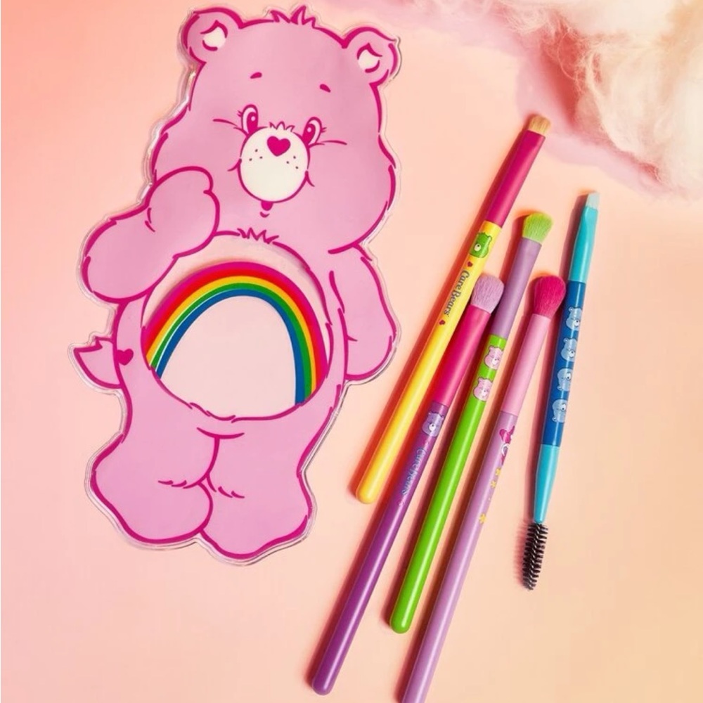 SHEIN X Care Bears 5 pc makeup set with bag NIP